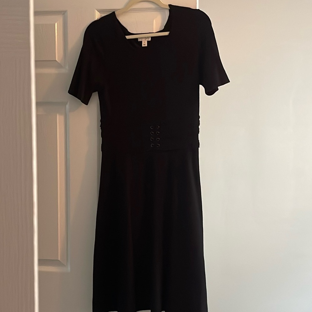 Maison Jules cinched waist knitted dress